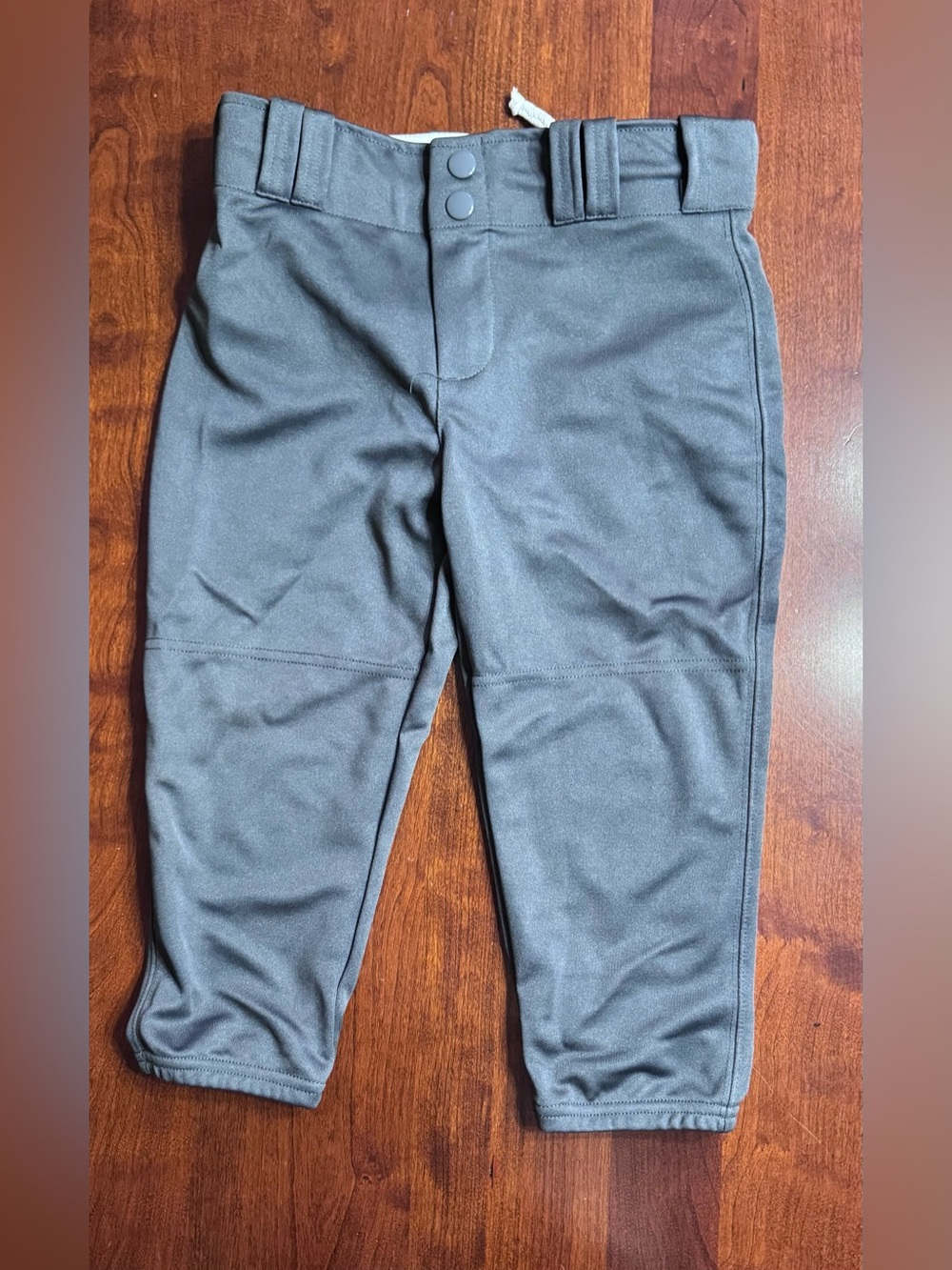 Badger Sport Girls Softball Pants Size Small Gray